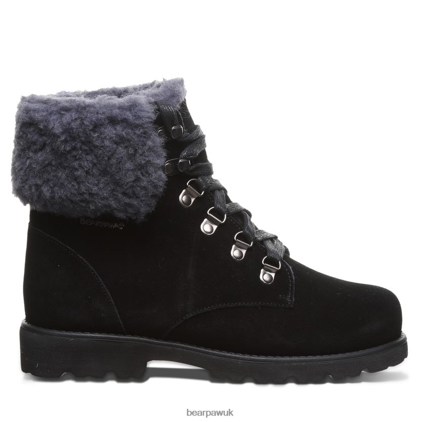 Boots UK BEARPAW Women Sam Black/Gray 44J623