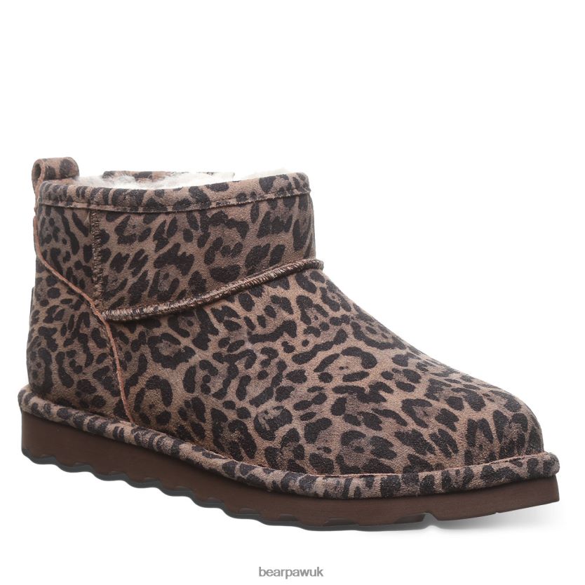 Boots UK BEARPAW Women Shorty Exotic Leopard 44J6120