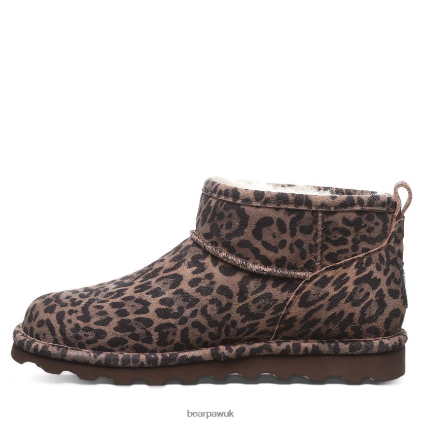 Boots UK BEARPAW Women Shorty Exotic Leopard 44J6120