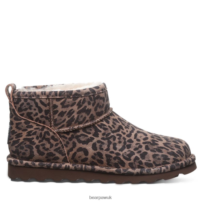 Boots UK BEARPAW Women Shorty Exotic Leopard 44J6120