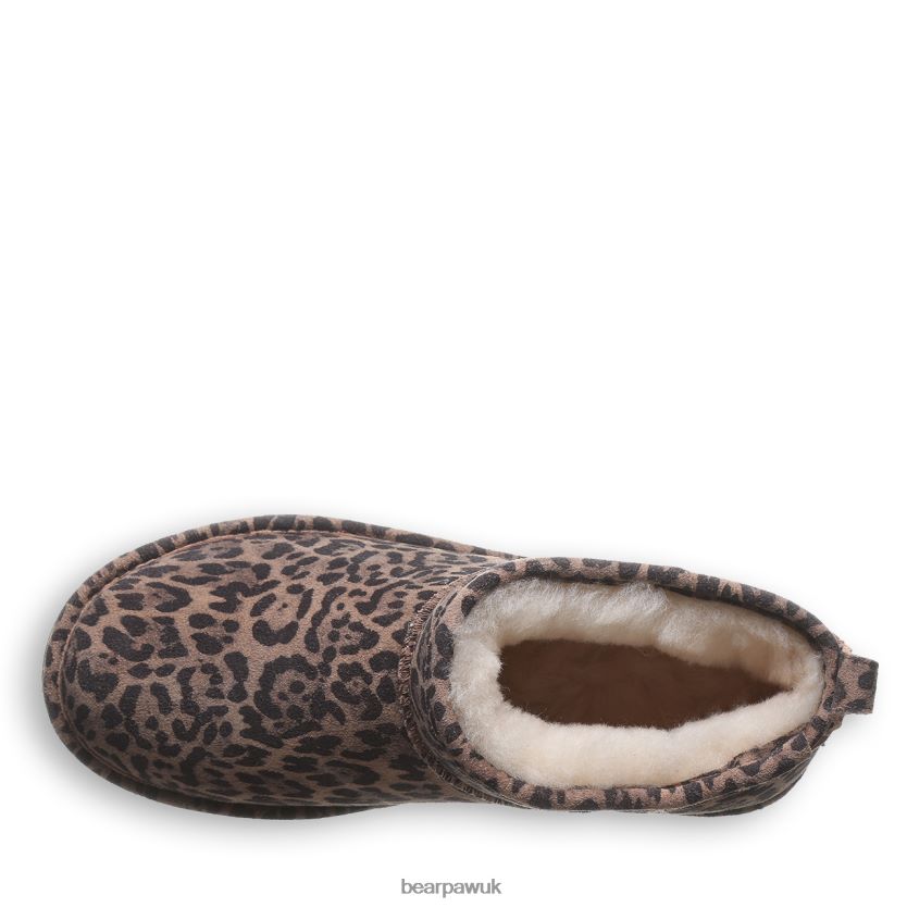 Boots UK BEARPAW Women Shorty Exotic Leopard 44J6120