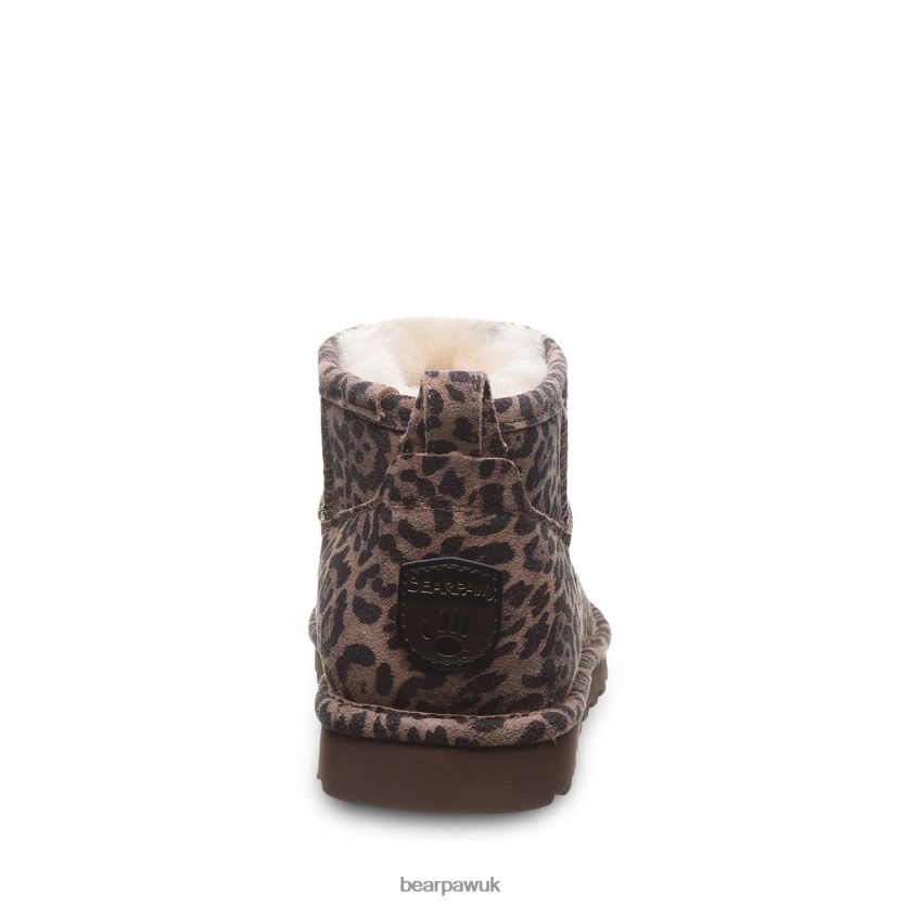 Boots UK BEARPAW Women Shorty Exotic Leopard 44J6120