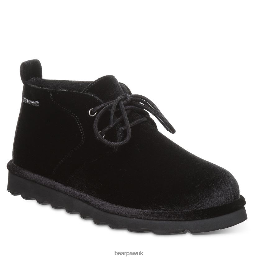 Boots UK BEARPAW Women Skye Black Velvet 44J636