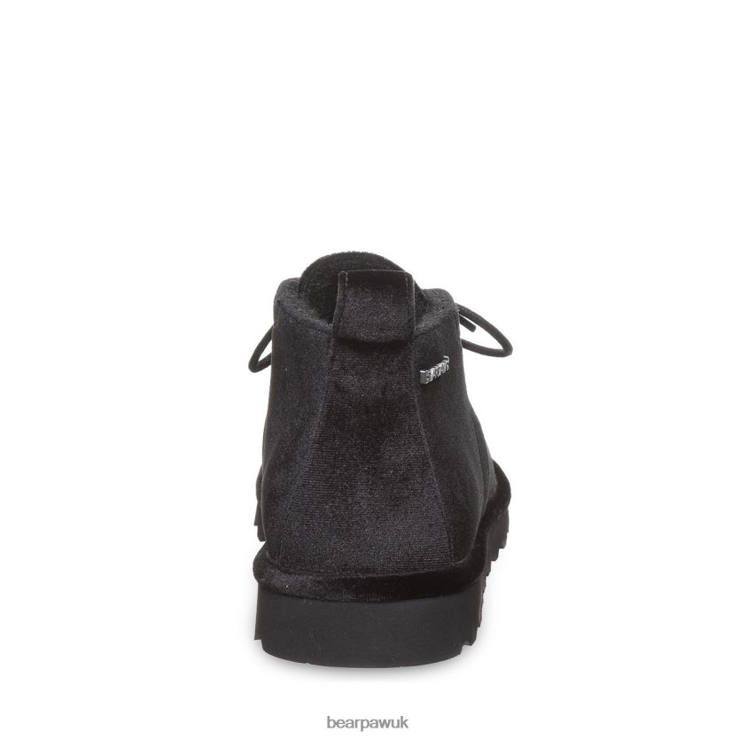 Boots UK BEARPAW Women Skye Black Velvet 44J636