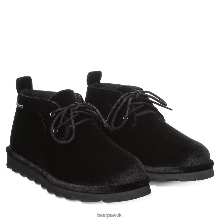Boots UK BEARPAW Women Skye Black Velvet 44J636