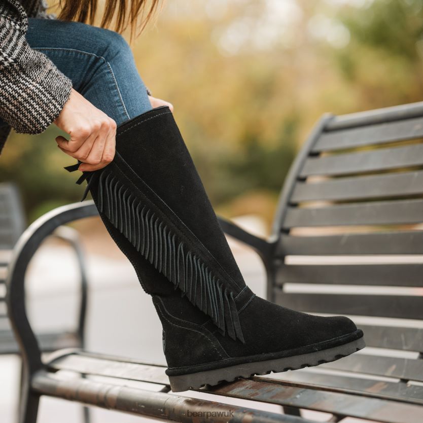 Boots UK BEARPAW Women Tamara Black 44J625