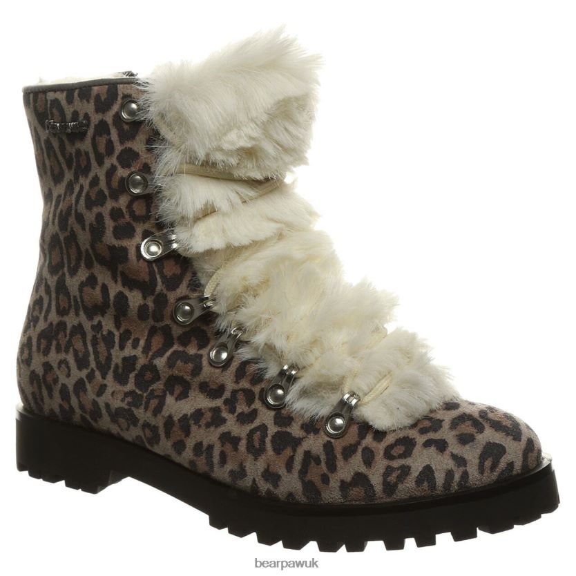 Boots UK BEARPAW Women Vanna Gray Leopard 44J6193