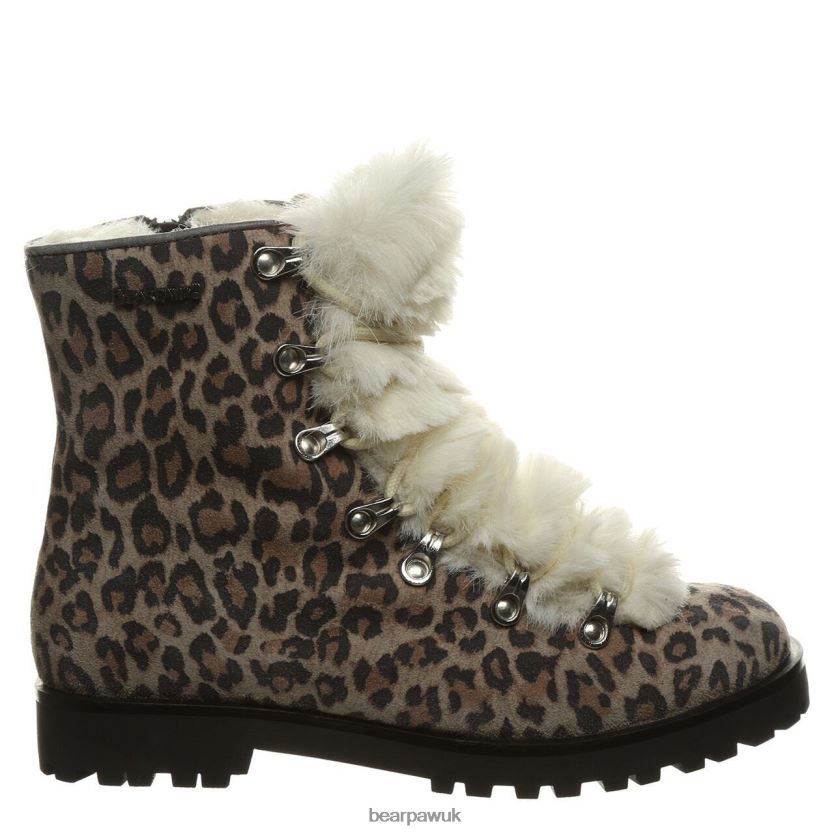 Boots UK BEARPAW Women Vanna Gray Leopard 44J6193
