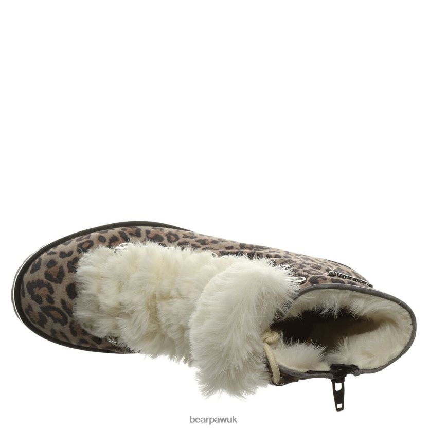 Boots UK BEARPAW Women Vanna Gray Leopard 44J6193