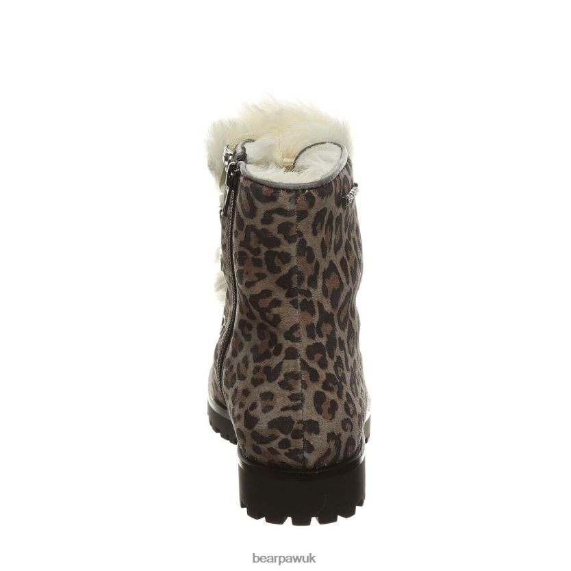 Boots UK BEARPAW Women Vanna Gray Leopard 44J6193
