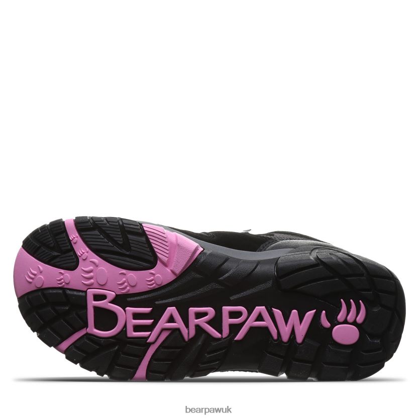 Hikers UK BEARPAW Women Corsica Black/Fuschia 44J6340