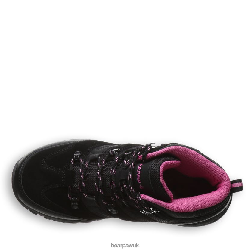 Hikers UK BEARPAW Women Corsica Black/Fuschia 44J6340
