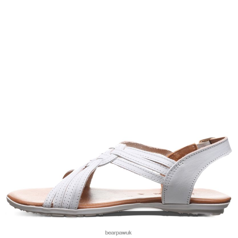 Sandals UK BEARPAW Women Agate White 44J6380