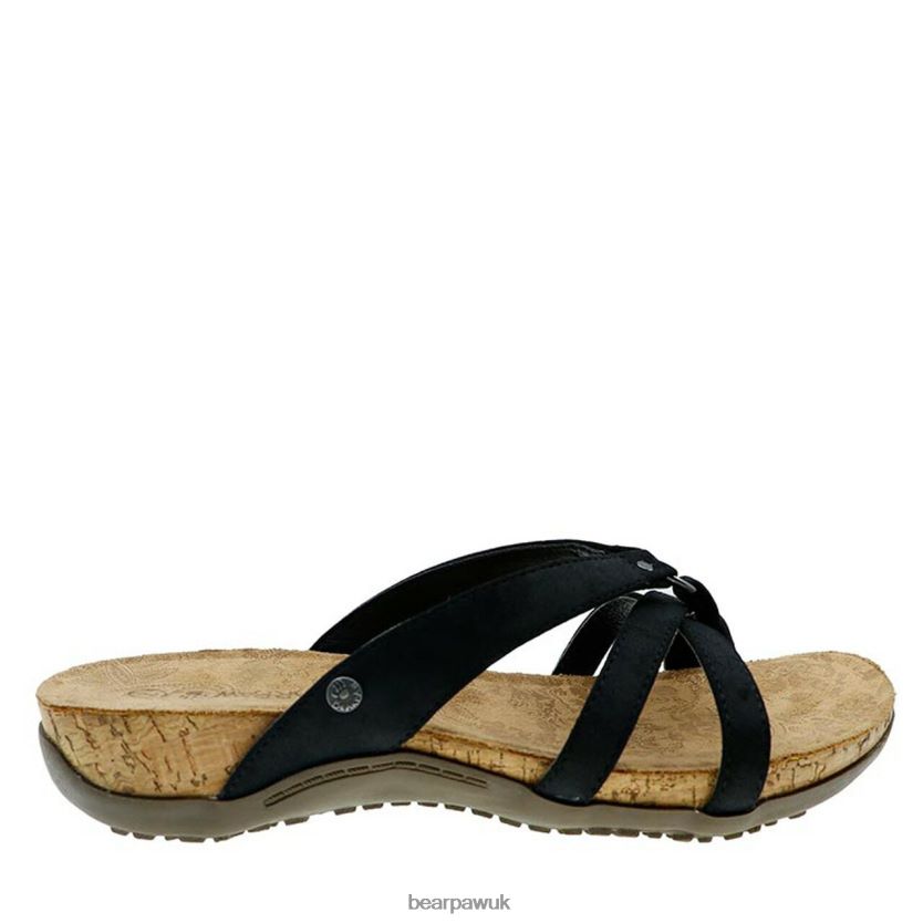 Sandals UK BEARPAW Women Fawn Black 44J6431