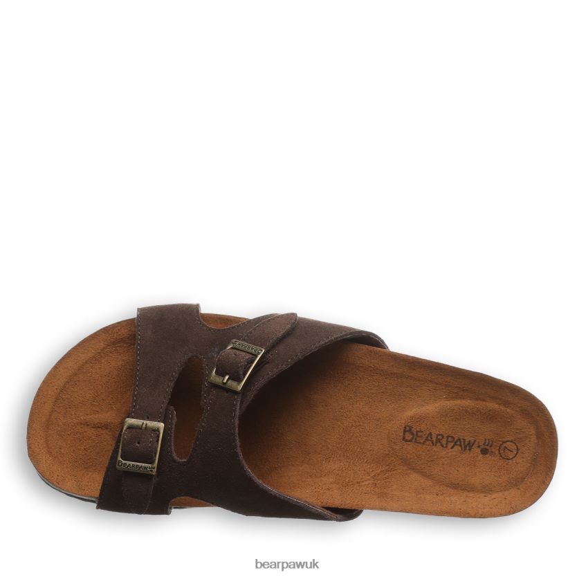 Sandals UK BEARPAW Women Jaycee Chocolate 44J6470