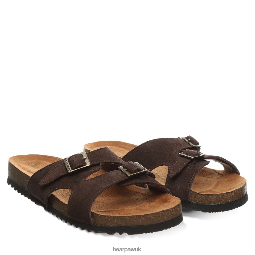 Sandals UK BEARPAW Women Jaycee Chocolate 44J6470