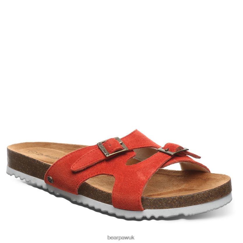 Sandals UK BEARPAW Women Jaycee Red Alert 44J6468