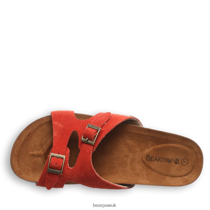 Sandals UK BEARPAW Women Jaycee Red Alert 44J6468