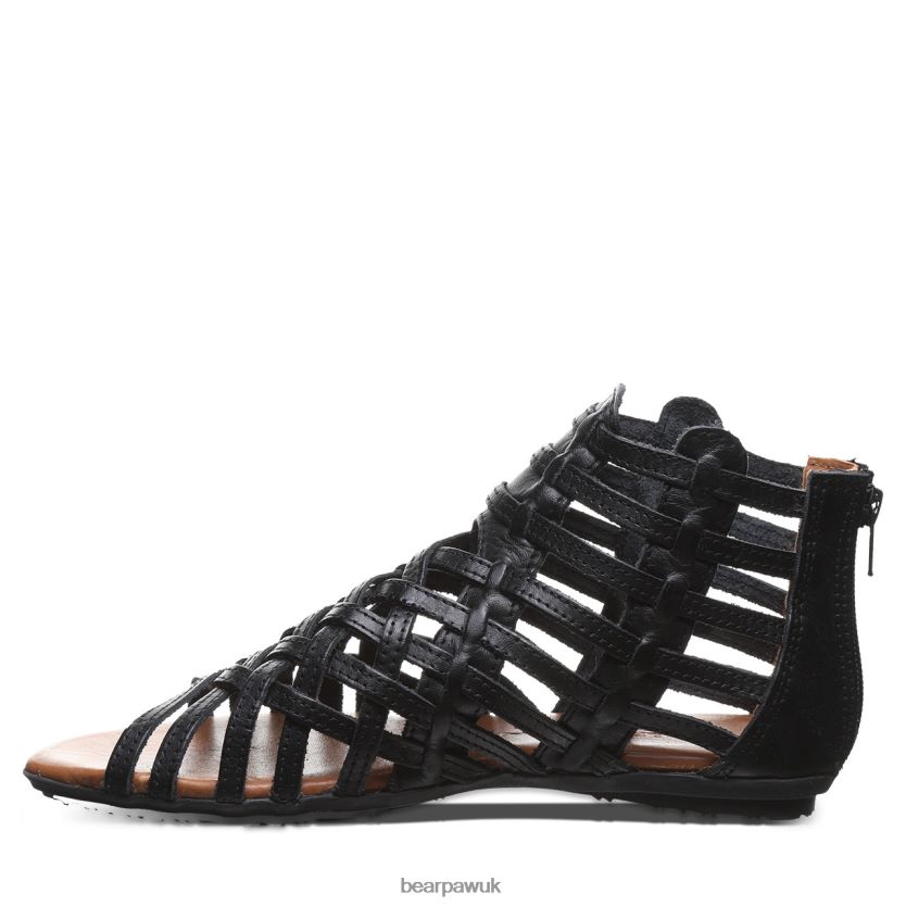 Sandals UK BEARPAW Women Juanita Black 44J6390