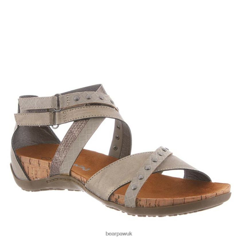 Sandals UK BEARPAW Women Julianna Pewter 44J6403