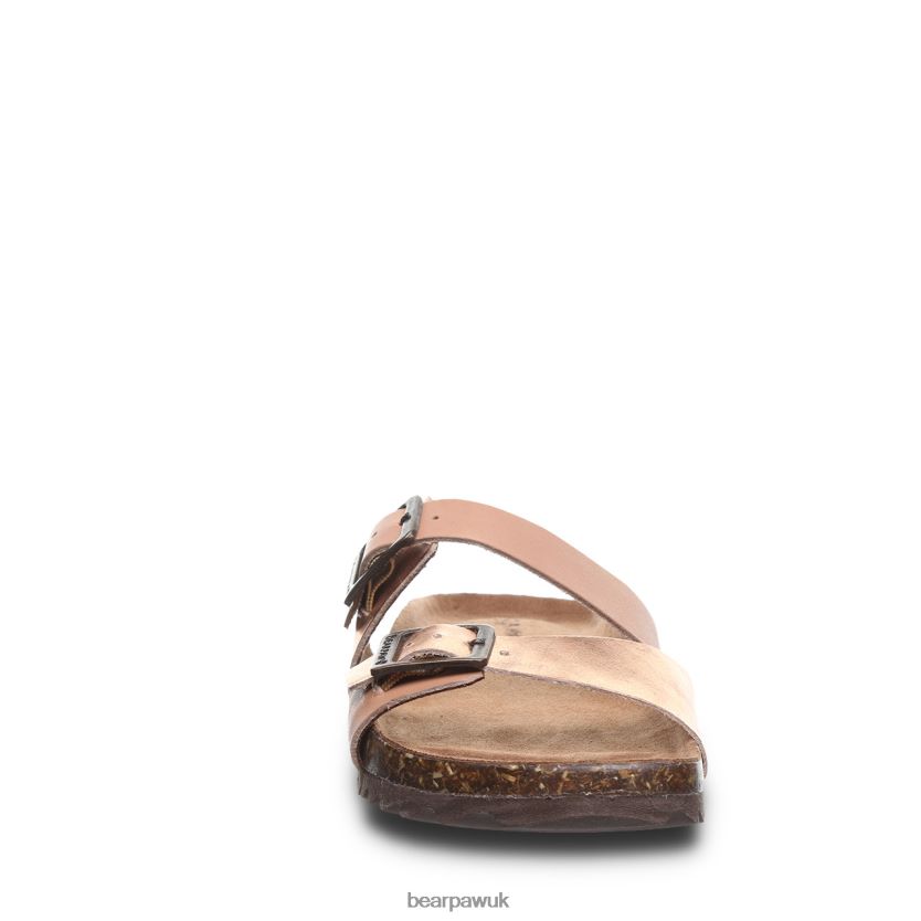 Sandals UK BEARPAW Women Julieta II Luggage/Rose Gold 44J6370