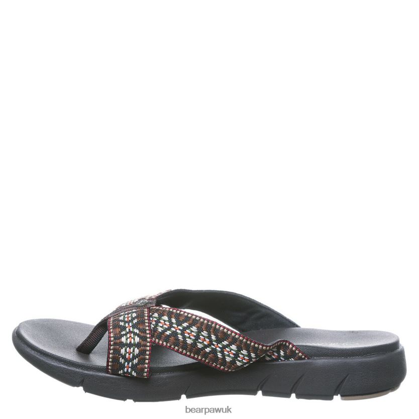 Sandals UK BEARPAW Women Juniper Chocolate 44J6496