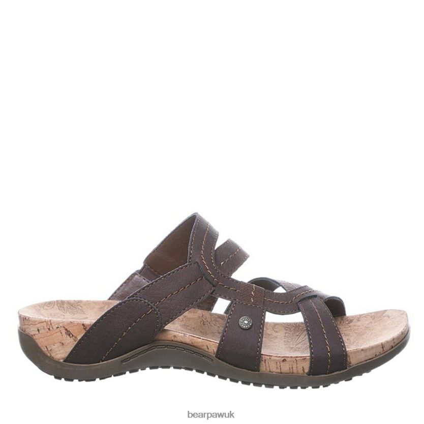 Sandals UK BEARPAW Women Kai Dark Brown 44J6415