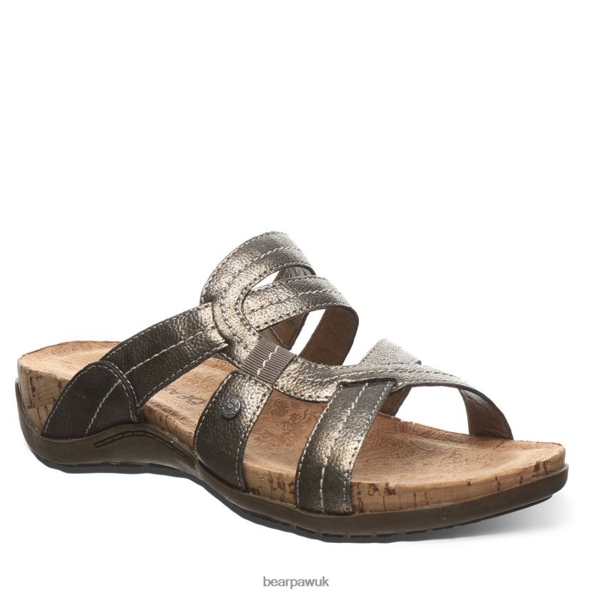 Sandals UK BEARPAW Women Kai II Gunmetal 44J6480