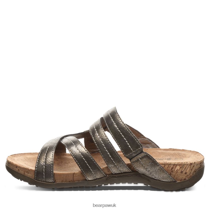 Sandals UK BEARPAW Women Kai II Gunmetal 44J6480