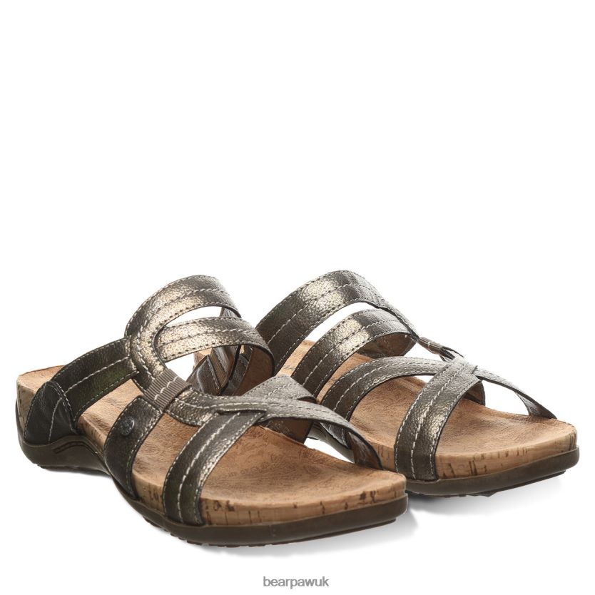 Sandals UK BEARPAW Women Kai II Gunmetal 44J6480