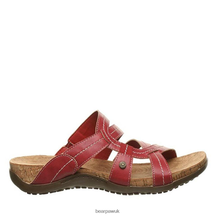 Sandals UK BEARPAW Women Kai Red 44J6414