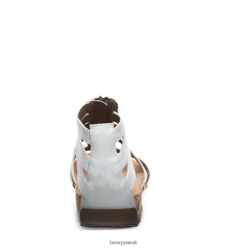 Sandals UK BEARPAW Women Layla White Metallic 44J6433