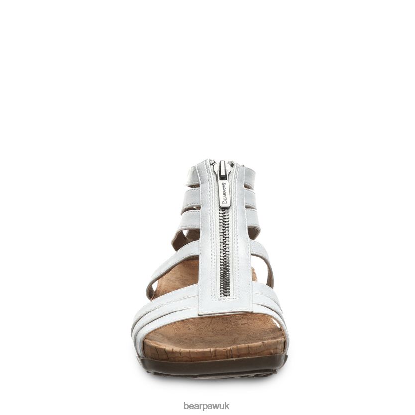 Sandals UK BEARPAW Women Layla White Metallic 44J6433