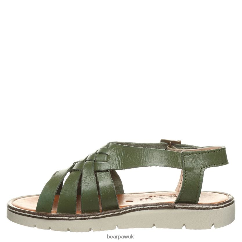 Sandals UK BEARPAW Women Leah Military Green 44J6489