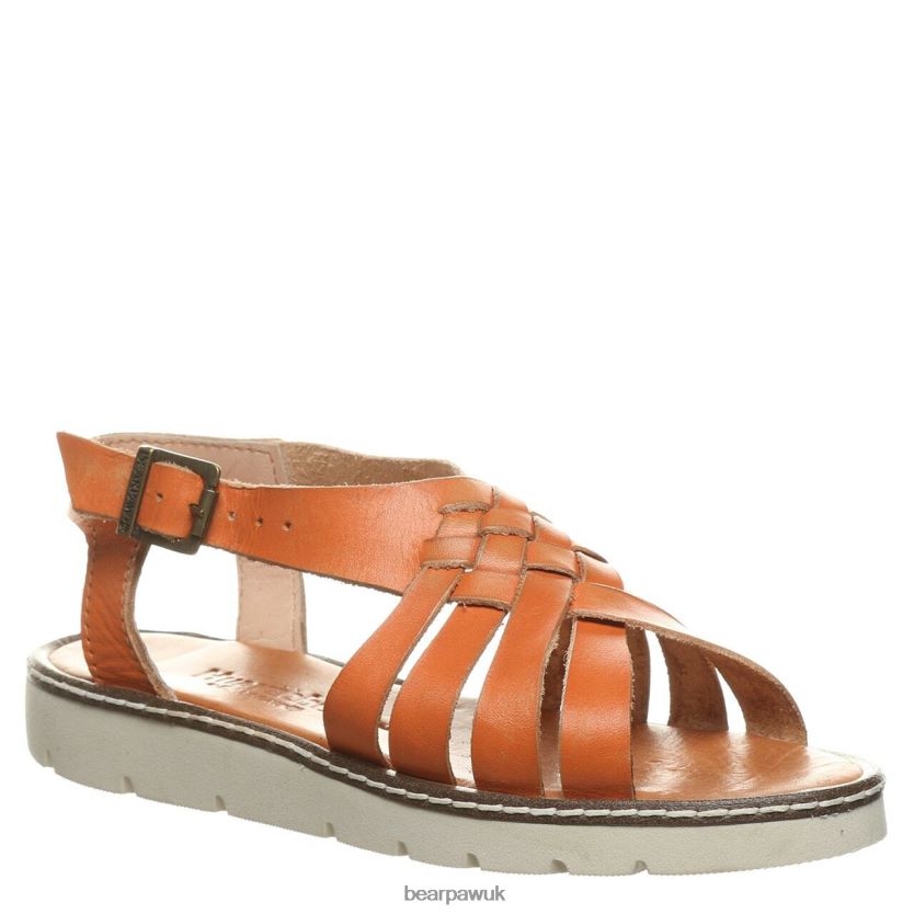 Sandals UK BEARPAW Women Leah Orange 44J6488