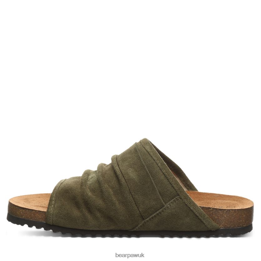 Sandals UK BEARPAW Women Lillie Dark Olive 44J6464
