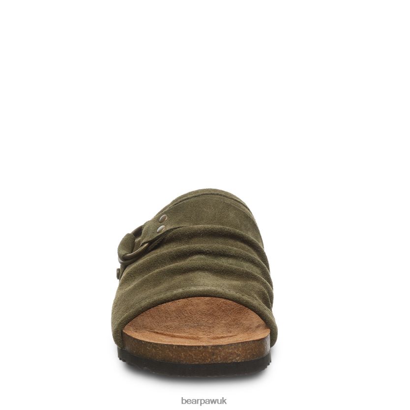 Sandals UK BEARPAW Women Lillie Dark Olive 44J6464