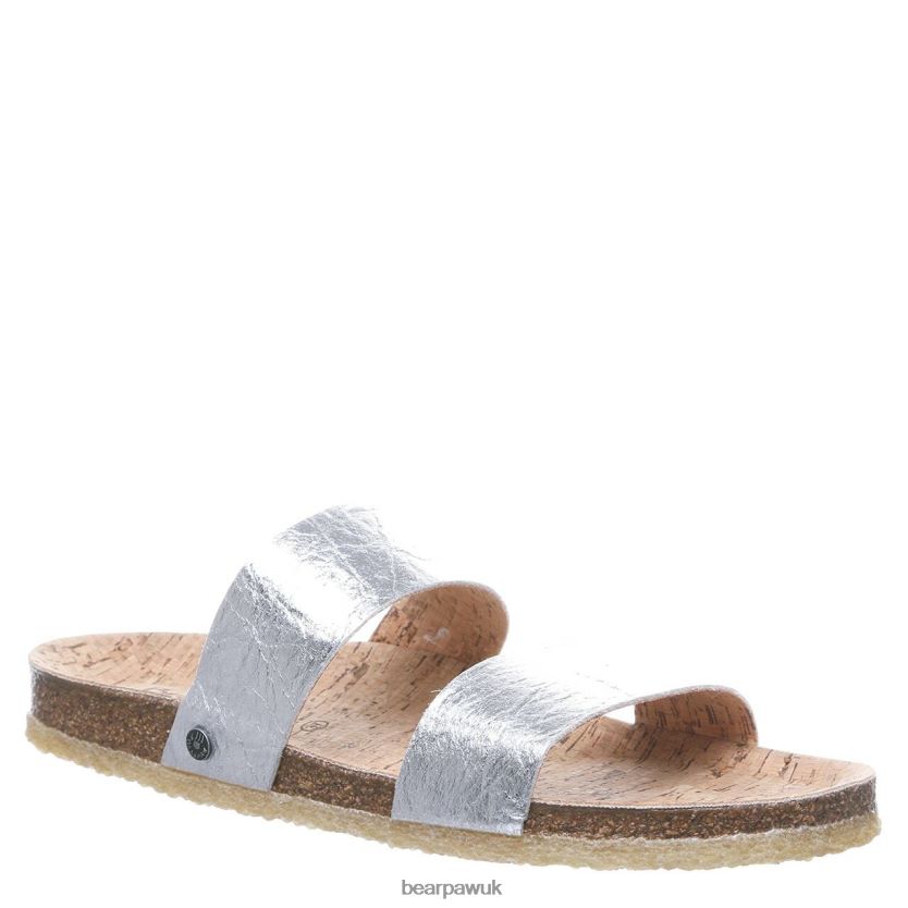 Sandals UK BEARPAW Women Lilo Silver 44J6502