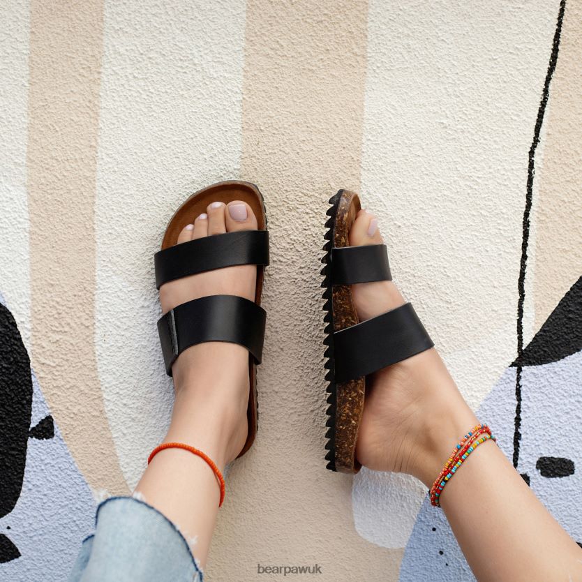 Sandals UK BEARPAW Women Marlette Black 44J6365