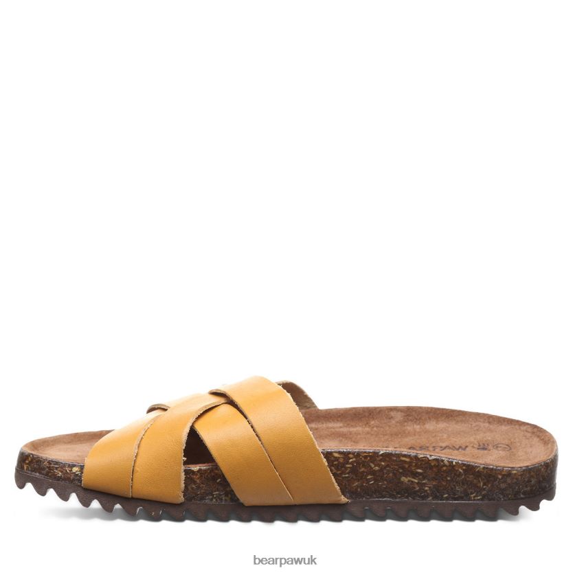 Sandals UK BEARPAW Women Martina Mustard 44J6357