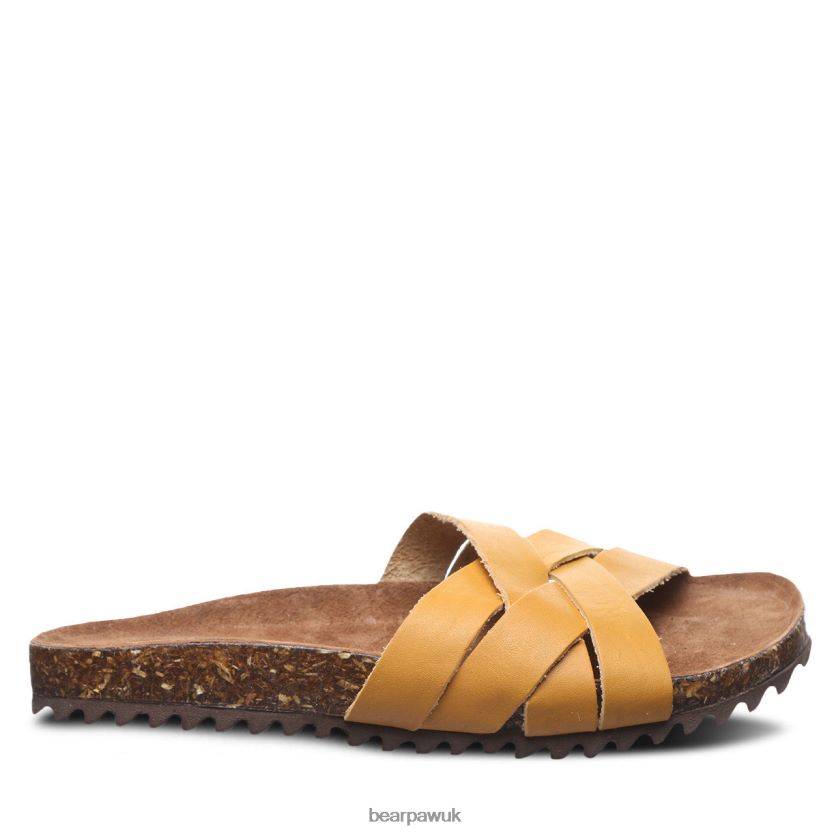 Sandals UK BEARPAW Women Martina Mustard 44J6357