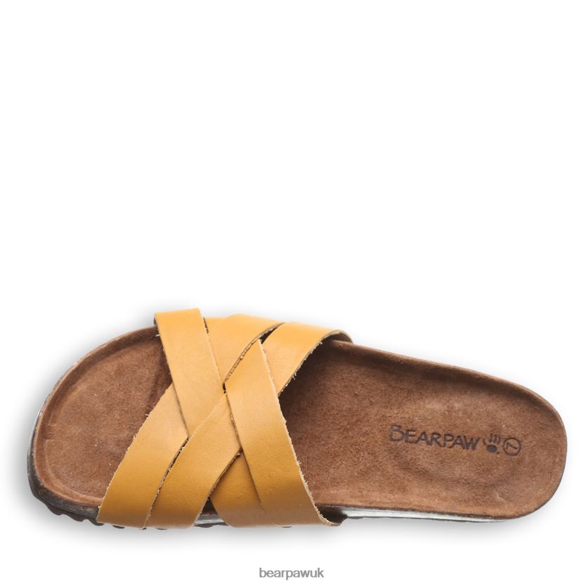 Sandals UK BEARPAW Women Martina Mustard 44J6357