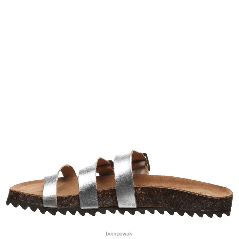 Sandals UK BEARPAW Women Mercedes Silver 44J6453