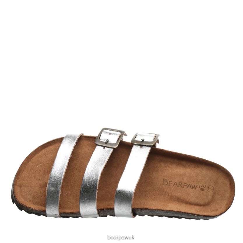 Sandals UK BEARPAW Women Mercedes Silver 44J6453