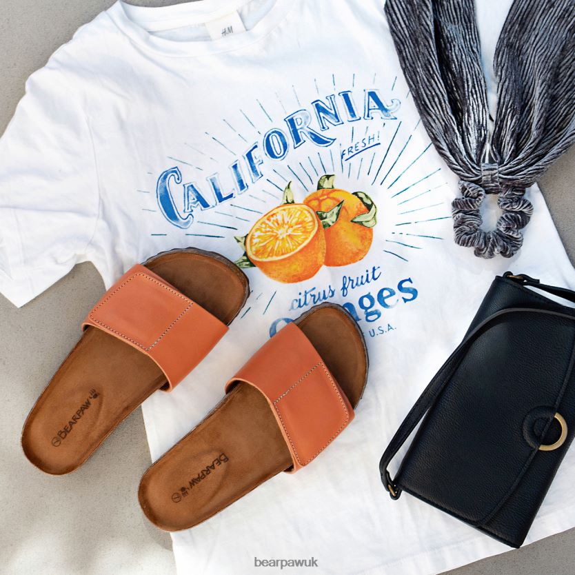 Sandals UK BEARPAW Women Sibyl Orange 44J6367