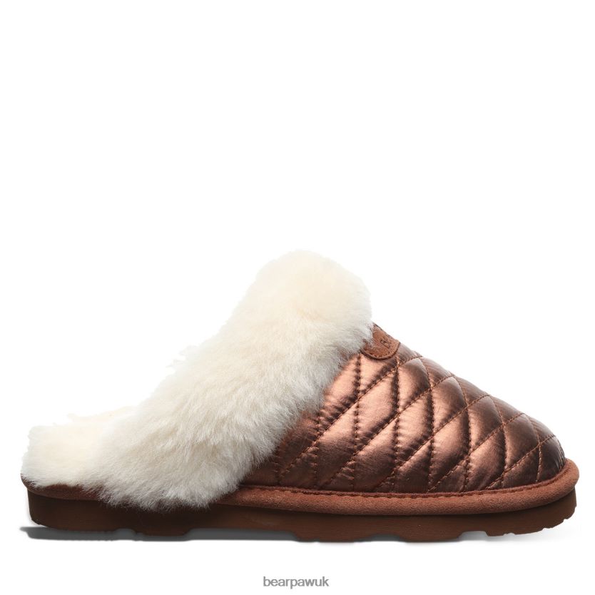 Slippers UK BEARPAW Women Effie Bronze 44J6302