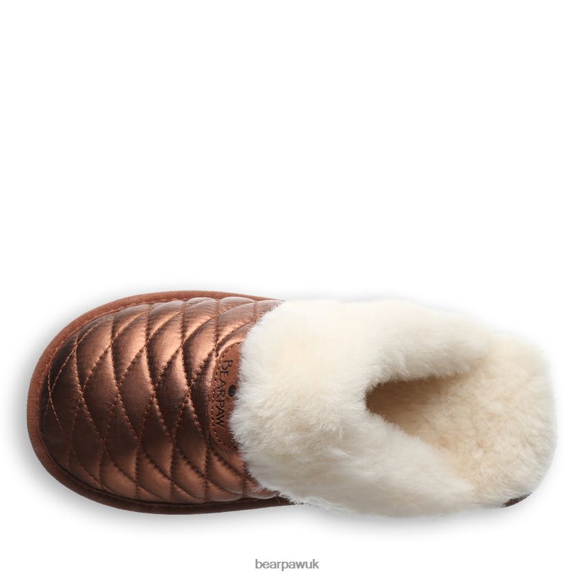Slippers UK BEARPAW Women Effie Bronze 44J6302