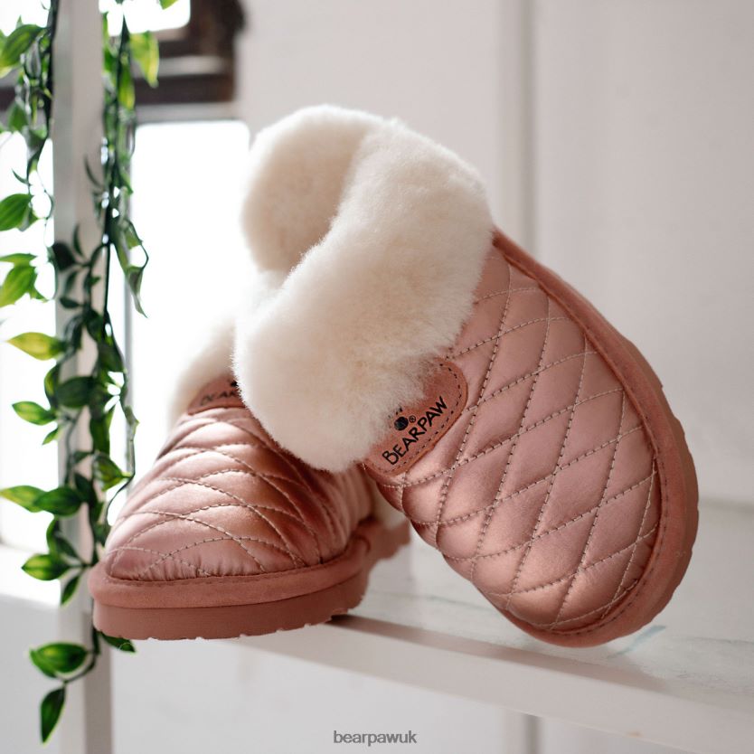 Slippers UK BEARPAW Women Effie Pink 44J6301