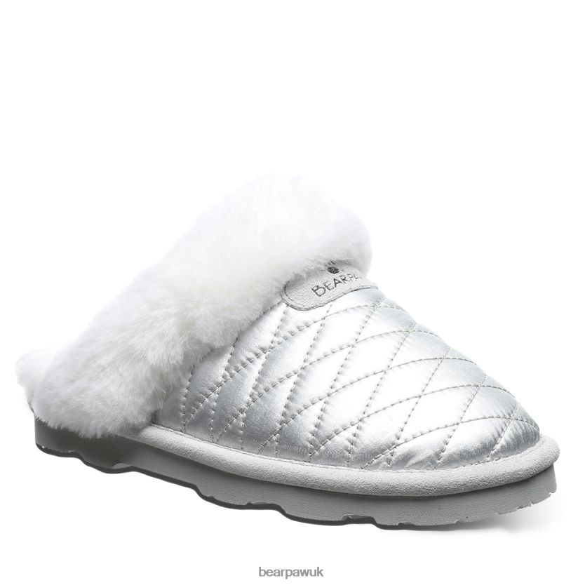 Slippers UK BEARPAW Women Effie Silver 44J6303