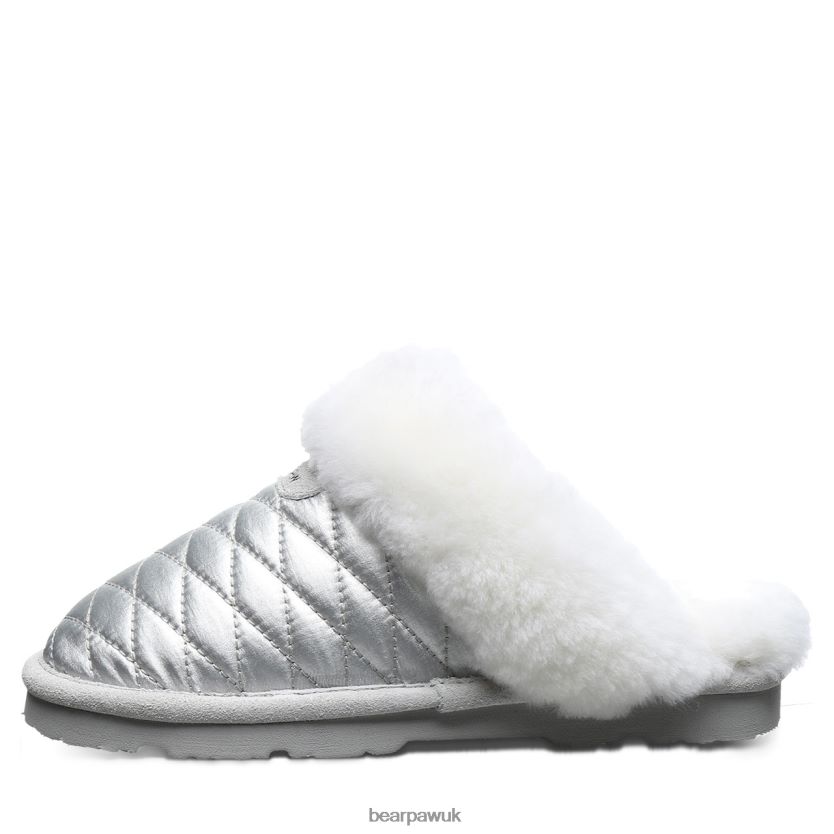 Slippers UK BEARPAW Women Effie Silver 44J6303
